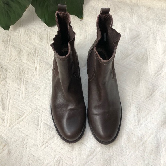 Cole Haan Dark Brown Leather Chelsea Boots - Picture 3 of 9